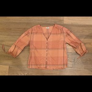 Madewell Cotton Peasant Blouse
